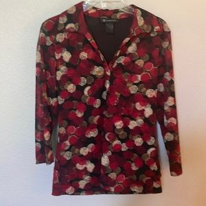 Size M, INC International Concepts, 100% Rayon. Black, red, beige!